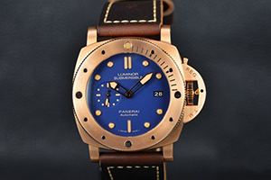 回收惊艳时光的二手沛纳海潜行系列青铜手表价格能创“新高”吗