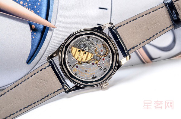 二手百达翡丽古典表系列6000G-012手表背面图