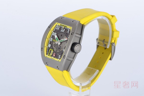 二手奢侈品理查德米尔 RM005钛合金黄色手表