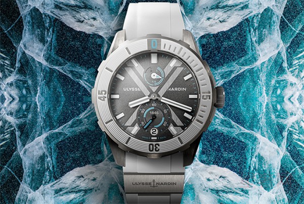 二手雅典潜水系列DIVER X 手表南极款图