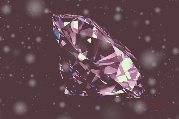 二手粉色单个钻石图