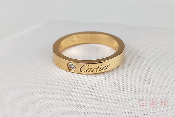 卡地亚18k玫瑰金戒指回收价格只高不低