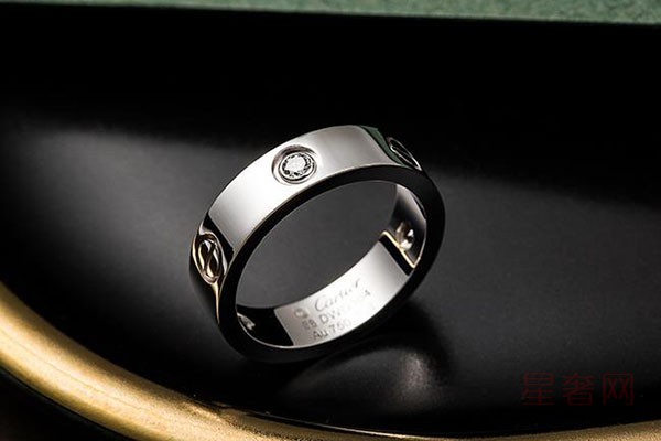 卡地亚三钻的白金戒指回收价格多少钱 